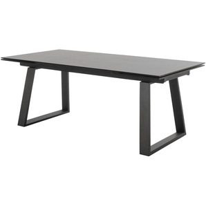 Keramikesstisch ausziehbar - grau - Materialmix - 100 cm - 76 cm | Möbel Kraft