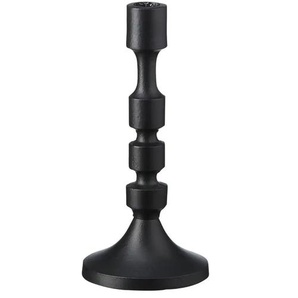 Kerzenhalter - schwarz - Aluminium - 22,5 cm - [10.5] | Möbel Kraft