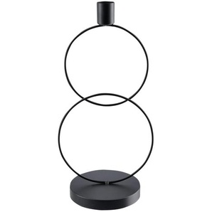 Kerzenhalter - schwarz - Eisen - 14 cm - 28 cm | Möbel Kraft