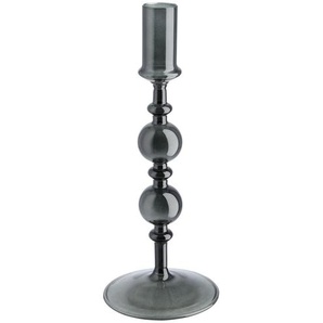 Kerzenhalter - schwarz - Glas - 22 cm - [9.0] | Möbel Kraft