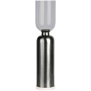 Kerzenhalter, Schwarz, Metall, Glas, Stein, 72.5 cm, Dekoration, Kerzen & Zubehör, Kerzenhalter