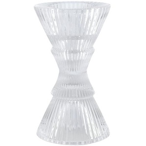 Kerzenhalter - transparent/klar - Glas - 12 cm - [6.8] | Möbel Kraft
