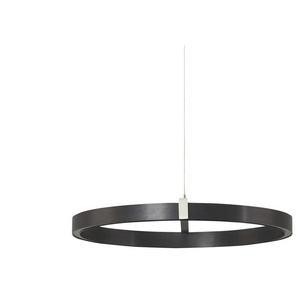 KHG LED-Pendelleuchte, 2-flammig, anthrazit ¦ schwarz ¦ Maße (cm): H: 212  Ø: 50