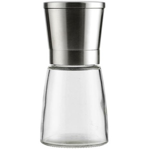 KHG Salz- oder Pfeffermühle KHG - silber - Edelstahl, Glas - 13,6 cm - [6.6] | Möbel Kraft