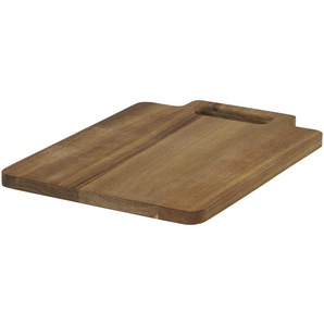 KHG Tablett eckig, groß - holzfarben - Holz - 24,5 cm - 1,5 cm | Möbel Kraft