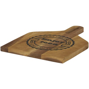 KHG Tablett eckig mit Aufdruck - holzfarben - Holz - 22 cm - 1,5 cm | Möbel Kraft