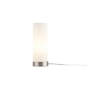 KHG Tischlampe aus Glas ¦ silber ¦ Maße (cm): H: 30  Ø: 10.5