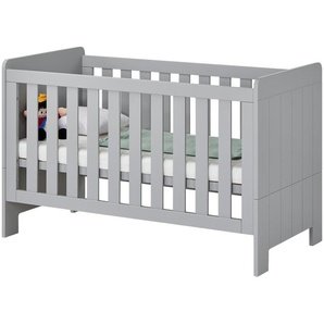 Kinderkombibett - grau - Materialmix - 76,5 cm - 90 cm | Möbel Kraft