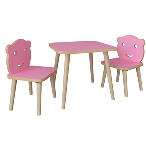 Kindersitzgruppe Set - rosa/pink - Materialmix - 110 cm - 52 cm | Möbel Kraft