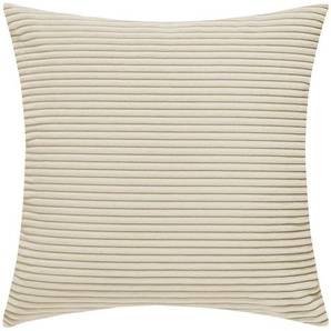 Jette Home Kissen Cord Sila ¦ creme ¦ Maße (cm): B: 50 H: 50 T: 15