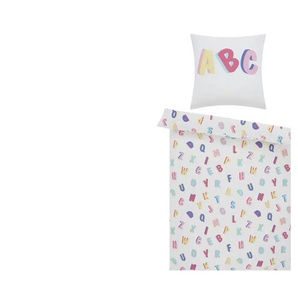 KJUT Renforcé Bettwäsche ABC - mehrfarbig - Materialmix - 135 cm | Möbel Kraft