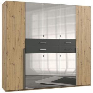 Kleiderschrank  Denver | holzfarben | 225 cm | 208 cm | 58 cm |