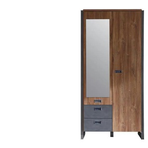 Kleiderschrank  Dinan ¦ braun ¦ Maße (cm): B: 95 H: 59