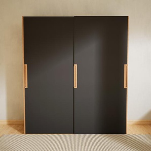 Kleiderschrank Eiche - Individueller Designer-Kleiderschrank - 204 x 232 x 71 cm, Selbst Designen, Böden/hohe Schublade/Kleiderstange