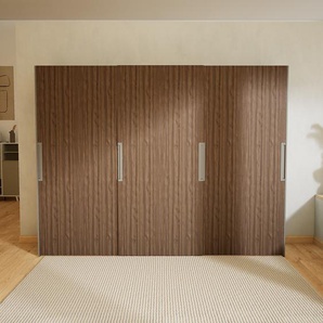 Kleiderschrank Grau - Individueller Designer-Kleiderschrank - 304 x 232 x 71 cm, Selbst Designen, Böden/hohe Schublade/kompakt Schublade/Kleiderlift/Kleiderstange