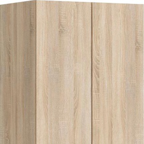 Kleiderschrank INOSIGN Space Drehtürenschrank, Aufbewahrung Kasten Schrank Stauraum, braun (eiche), B:78cm H:200,4cm T:49,5cm, Spanplatte, Schränke, Kinderkleiderschrank, Breite 78, 115,8 oder 154 cm, mit je 3 Schubkästen, innen Einlegeböden