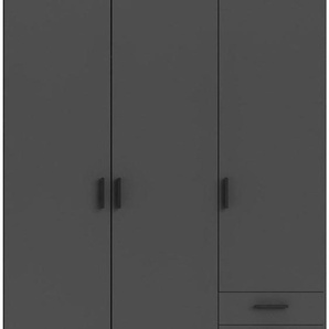 Kleiderschrank INOSIGN Sprint Drehtürenschrank, Aufbewahrung Kasten Schrank Stauraum Schränke Gr. B/H/T: 147cm x 200,4cm x 49,8cm, schwarz Breite 98,5147 oder 195,5 cm, je mit Einlegeböden und Kleiderstange