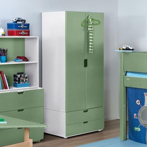 Kleiderschrank Kids Town Color, blau, Kleiderschrank mit Schubladenkommode