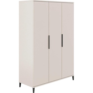 Kleiderschrank PAIDI ARI, by PAIDI, 3-türig Schränke Gr. B/H/T: 131cm x 195cm x 52cm, 3 St., beige (cashmere-beige) viel Stauraum mit Einlegeböden und Kleiderstange