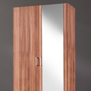 Kleiderschrank PRIESS Bilbao Schränke Gr. B/H/T: 94 cm x 193 cm x 54 cm, ohne Aufleistung, 2 St., braun (nussbaumfarben) Drehtürenschrank Kleiderschrank Schränke Türanschlag links oder rechts