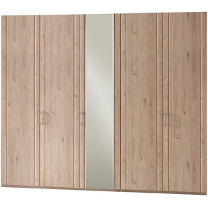 Kleiderschrank  Valencia | holzfarben | 250 cm | 216 cm | 58 cm |