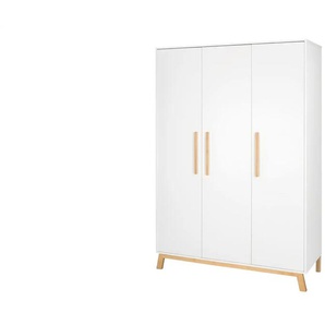 Kleiderschrank  Venice ¦ weiß ¦ Maße (cm): B: 135 H: 194 T: 53