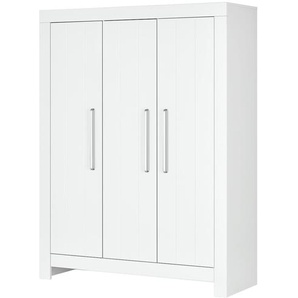 Kleiderschrank - weiß - Materialmix - 156,2 cm - 204,8 cm - 56 cm | Möbel Kraft