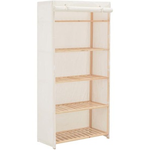 Kleiderschrank Weiß 79 x 40 x 170 cm Stoff