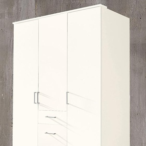 Kleiderschrank WIMEX Click Schränke Gr. B/H/T: 135cm x 199cm x 58cm, 3 St., weiß (weiß uni) Drehtürenschrank Kleiderschrank Schränke ohne Spiegel