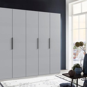 Kleiderschrank WIMEX Level by fresh to go Schränke Gr. B/H/T: 250cm x 216cm x 58cm, 5 St., weiß (weiß/light grey) ohne Schubladen