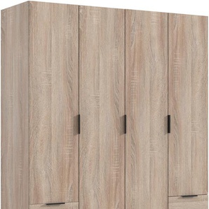 Kleiderschrank WIMEX Modena Schränke Gr. B/H/T: 160cm x 185cm x 54cm, braun (eiche sägera) Drehtüren-Schrankprogramm