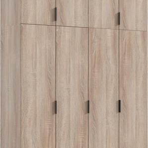 Kleiderschrank WIMEX Modena Schränke Gr. B/H/T: 160cm x 225cm x 54cm, braun (eiche sägera) Drehtüren-Schrankprogramm