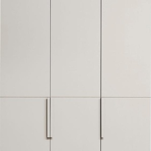 Kleiderschrank WOOOD Pure - 2 Türen Schränke Gr. B/H/T: 142cm x 215cm x 60cm, 3 St., beige