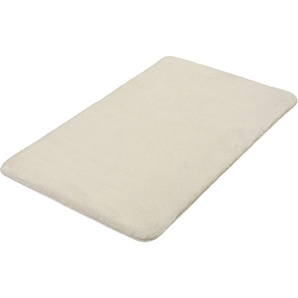 Kleine Wolke Badematte Cony, Höhe 25 mm, rutschhemmend beschichtet, fußbodenheizungsgeeignet, Polyester, rechteckig, Badteppich, Fell-Optik, Uni Farben, besonders weich & kuschelig