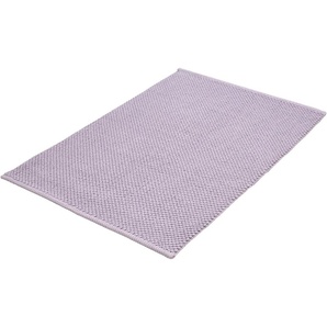 Kleine Wolke Badematte Punto, Höhe 5 mm, rutschhemmend beschichtet, fußbodenheizungsgeeignet, Baumwolle, rechteckig, Badteppich, Uni Farben, Oberfläche reine Baumwolle