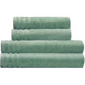 Kleine Wolke Handtuch Set Royal, (Set, 4-St), Uni Farben, als Handtuch 50/100 cm oder Duschtuch 70/140 cm erhältlich