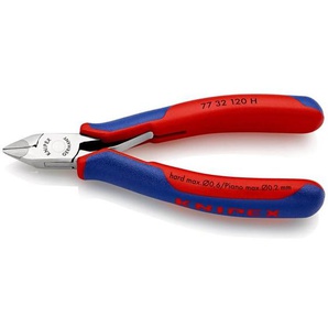 KNIPEX Elektronik-Seitenschneider mit eingesetzter Hartmetallschneide