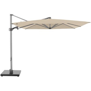 Knirps Ampelschirm, Alu, Beige, Textil, 275x275 cm, 360° drehbar, Knickgelenk, regenabweisend, UV-beständig, Sonnen- & Sichtschutz, Sonnenschirme, Ampelschirme