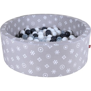 Knorrtoys® Bällebad Soft, Royal Grey, mit 300 Bällen, Made in Europe