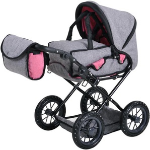 Knorrtoys® Kombi-Puppenwagen Ruby - Jeans Grey