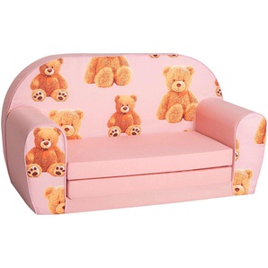 Knorrtoys® Sofa Teddy pink, für Kinder, Made in Europe