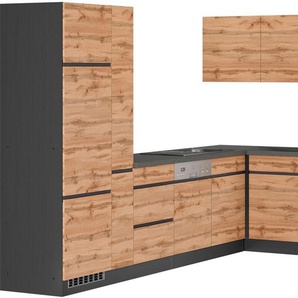 KOCHSTATION Winkelküche KS-Riesa, Stellbreite 240x270 cm, wahlweise mit oder ohne E-Geräte