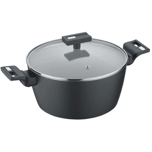 Kochtopf  b.clever ¦ schwarz ¦ Aluminium ¦ Maße (cm): H: 11,8  Ø: 24