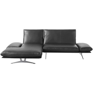 KOINOR Ecksofa  Francis ¦ schwarz ¦ Maße (cm): H: 93 T: 159