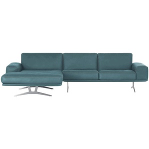 KOINOR Ecksofa  Hiero ¦ türkis/petrol ¦ Maße (cm): B: 298 H: 80 T: 154