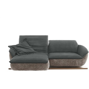 KOINOR Ecksofa  Mooove ¦ blau ¦ Maße (cm): B: 242 H: 99 T: 153