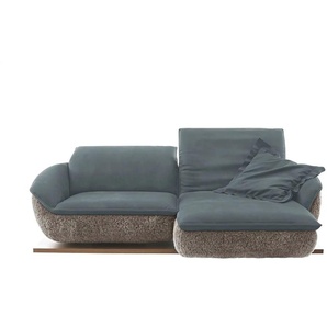 KOINOR Ecksofa  Mooove ¦ blau ¦ Maße (cm): B: 242 H: 99 T: 153