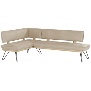 KOINOR Eckbank  Leder Dining System 4 ¦ beige ¦ Maße (cm): H: 88