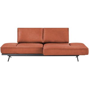 KOINOR Liegensofa Phoenix - orange - Materialmix - 240 cm - 87 cm - 132 cm | Möbel Kraft