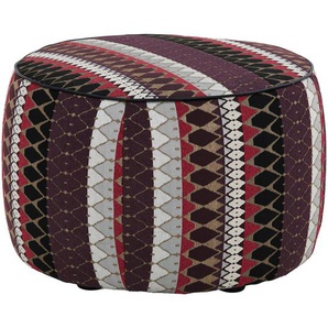 Koinor Pouf, Textil, 62x40x62 cm, Goldenes M, Wohnzimmer, Hocker, Poufs